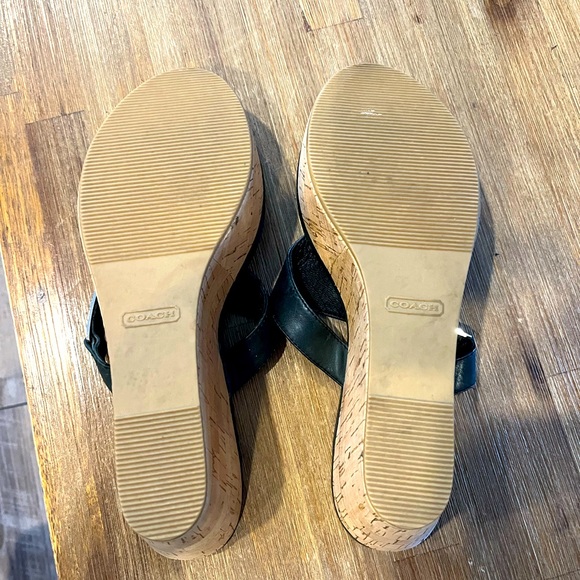 Coach wedge sandals size 8 - Picture 5 of 5